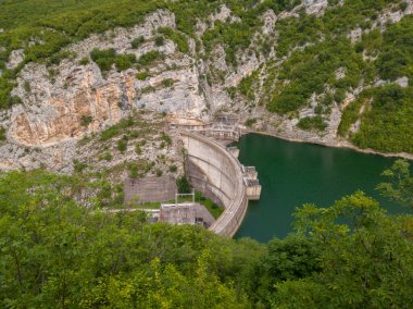 Banja Luka yakınlarındaki Vrbas nehrinin Bocac u kanyonu