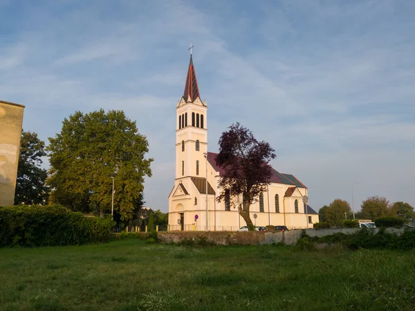 Katholieke Kerk Gewijd Aan Sint Elia Profeet Bosanski Brod Tijdens — Stockfoto