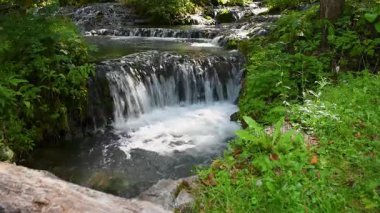 Bosna-Hersek 'in Sipovo kenti yakınlarındaki Janjske otoke adı verilen açık deredeki şelaleler, dinlenme ve dinlenme merkezi Janj