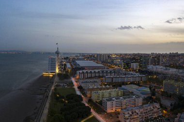 Lizbon, Portekiz - Mart 2021 - Doğu Lisbon. 