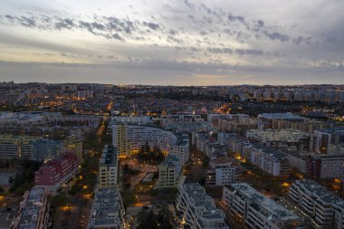 Lizbon, Portekiz - Mart 2021 - Doğu Lisbon. 