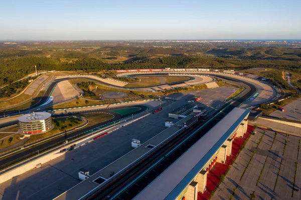 Portimao Algarve Portugal Mai 2021 Drohnenblick Über Die Rennstrecke Algarve — Stockfoto