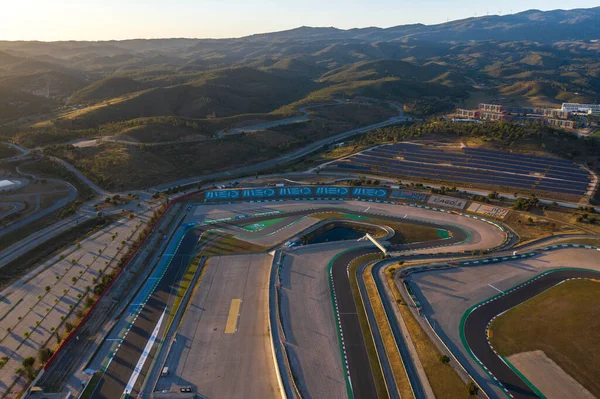 Portimao Algarve Portugália 2021 Május Aerial Drone View Racing Track — Stock Fotó