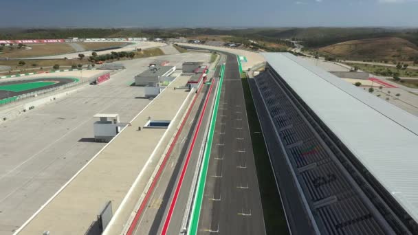 Portimao Portugalia Maj 2021 Aerial Drone View Racing Track Algarve — Wideo stockowe