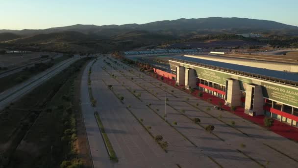 Portimao Portugal Mayo 2021 Vista Aérea Sobre Pista Carreras Circuito — Vídeo de stock