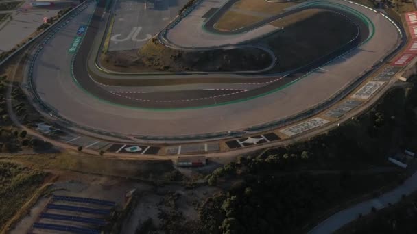 Portimao Portugal Mei 2021 Luchtfoto Racebaan Algarve International Circuit Lagos — Stockvideo