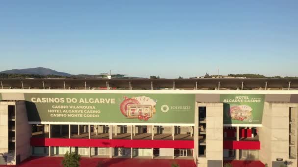 Portimao Portugal Mayo 2021 Vista Aérea Ascendiendo Sobre Circuito Internacional — Vídeo de stock