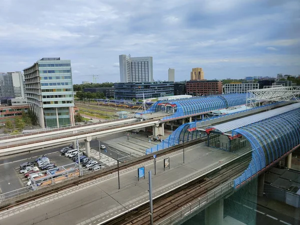 Amsterdam Niederlande September 2021 Sloterdijk Station Bahnhöfe Und Metrostationen — Stockfoto