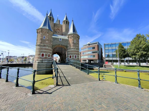 City Gate Amsterdam Haarlem City Netherlands Amsterdamse Poort Holland — Stock Photo, Image