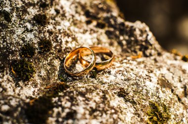 Evlilik yüzükleri.