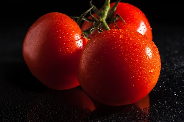 Tomato water droplets — Stock Photo, Image