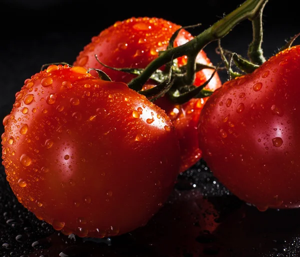 Gotas de água de tomate — Fotografia de Stock
