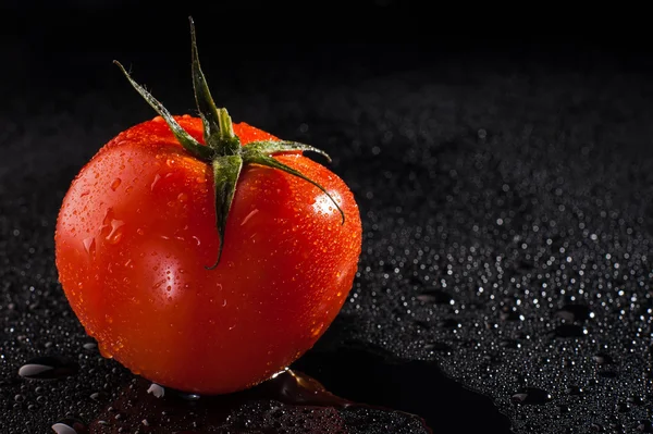 Tomato water droplets — Stock Photo, Image