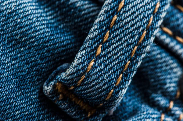 Tissu Denim Texture Close — Photo