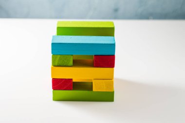 3D oluşturma, soyut geometrik arkaplan, renkli yapıcı, mantık oyunu, kübik mozaik, izometrik duvar kağıdı, renkli yapı, küpler