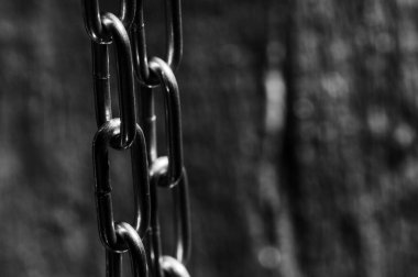Zincir yığını - soyut metal arkaplan