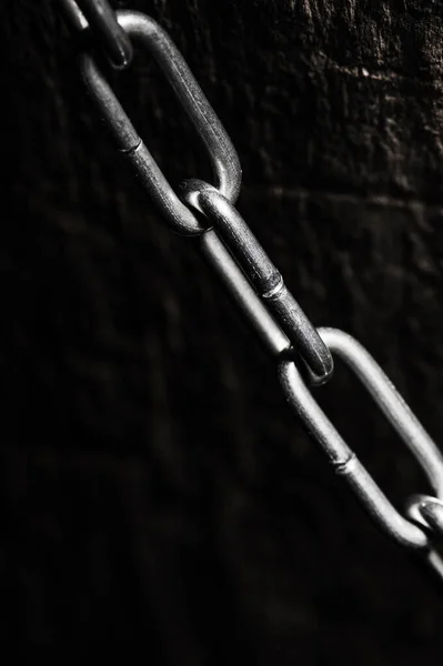 Chain Heap Abstract Metal Background — Stock Photo, Image