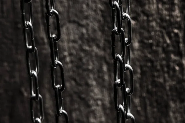 Chain Heap Abstrakt Metall Bakgrund — Stockfoto