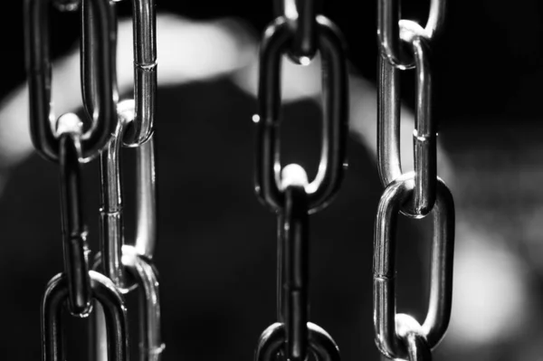 Chain Heap Abstract Metal Background — Stock Photo, Image