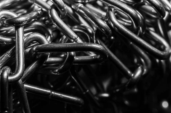 Chain Heap Abstract Metal Background — Stock Photo, Image