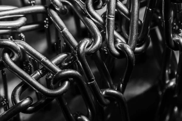 Chain Heap Abstract Metal Background — Stock Photo, Image