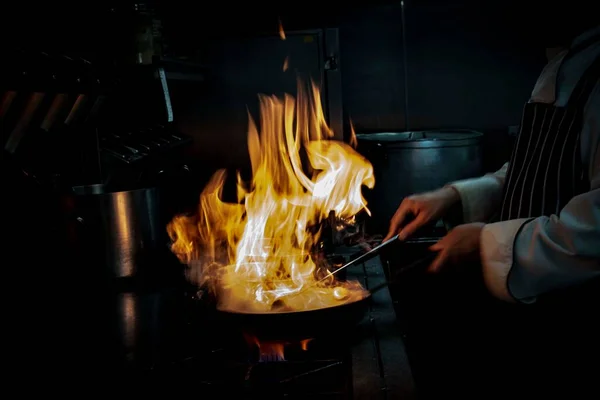 Hint mutfağı Hint mutfağı. Sıcak ateşte pirinç körisi kebabı pişiriyor.   