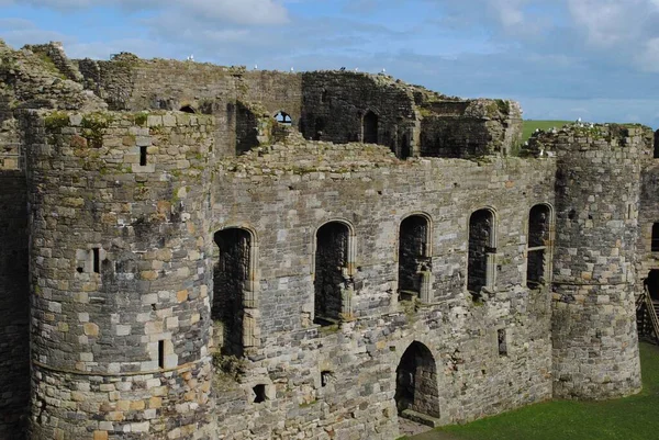 Beaumaris Ruina Castillo Anglesey Isla Reino Unido — Foto de Stock