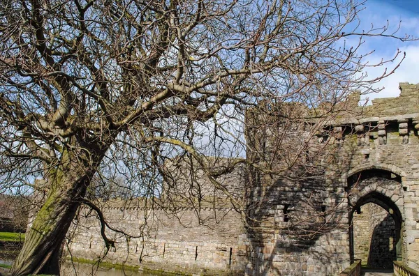 宝马丽斯城堡毁了英格利塞岛 — 图库照片