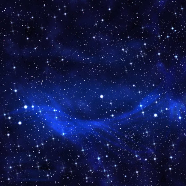 Hvězdnou noční oblohu pozadí, abstraktní — Stock fotografie