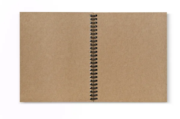 Recycled paper notebook front cover — Stock Photo, Image