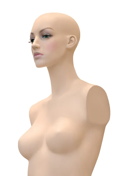 Empty mannequin with white background — Stock Photo, Image