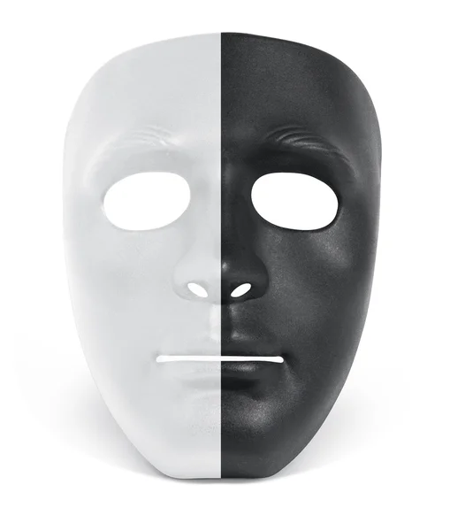 Demi masque noir et blanc — Photo