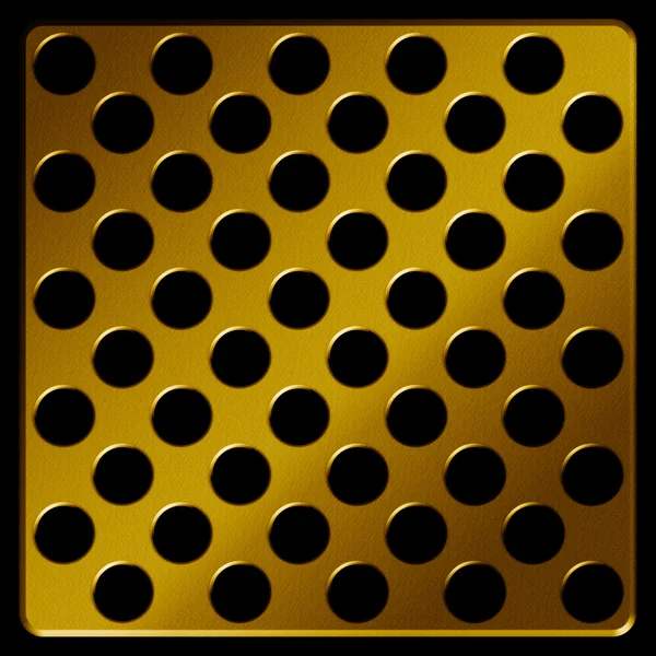 Золотая Металлическая Пластина Абстрактный Фон — стоковое фото