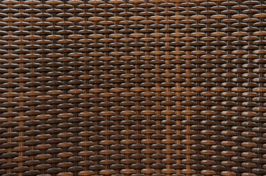 Doğal desenli örülmüş rattan.