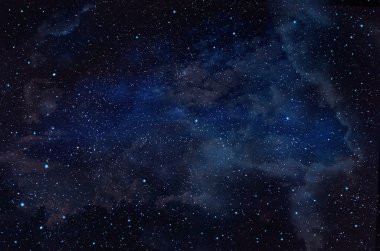 yıldızlı gece gökyüzü arka planda, soyut