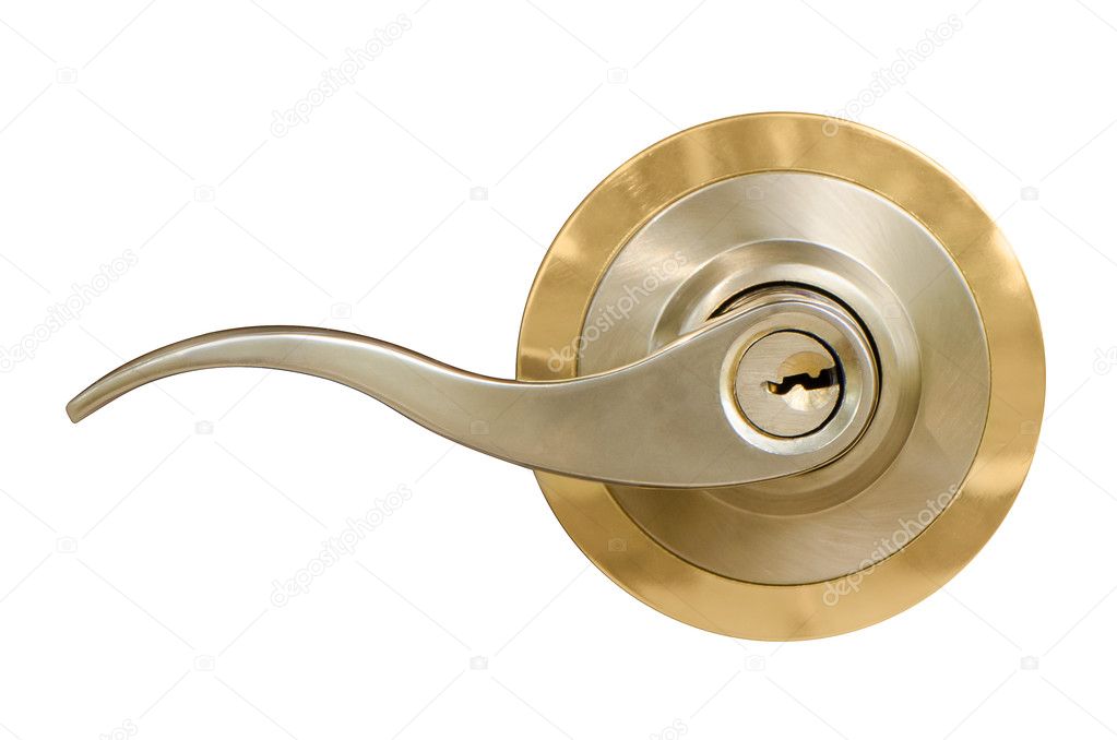 Door handle isolate with clipping path