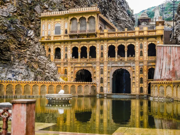 Galta ji mandir tempel, indien — Stockfoto