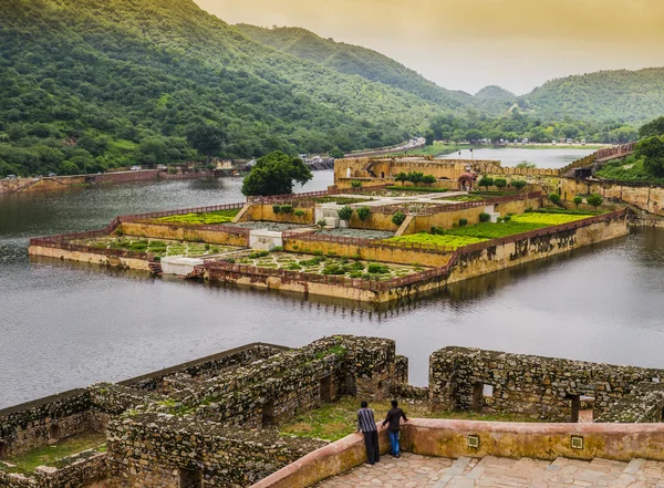 Bernstein-Festungsgärten, Jaipur, Indien — Stockfoto