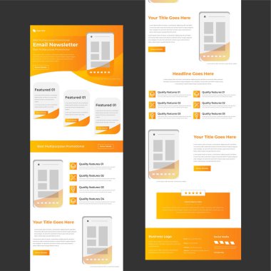 E- posta Şablonları Mobil Uygulama Sunumu, Ajans, Creative, Corporate, Blog, Magazine, E-ticaret, Perakende, Fotoğrafçı, Sanatçı, Tasarımcı, Freelancers ve çok daha fazlası için kullanılabilir..