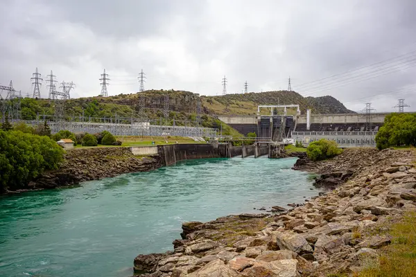 Roxburgh Hydro Damm, Clutha River, Neuseeland — Stockfoto