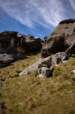 Castle Hill, Yeni Zelanda 'da kireçtaşı cesur