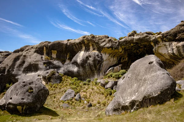 Castle Hill, Yeni Zelanda 'da kireçtaşı cesur — Stok fotoğraf