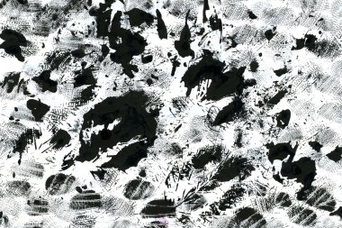 Abstract leaf prints