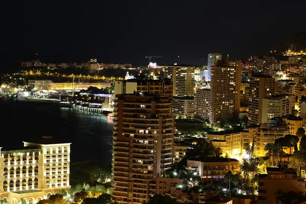 Montecarlo Mónaco de noche —  Fotos de Stock