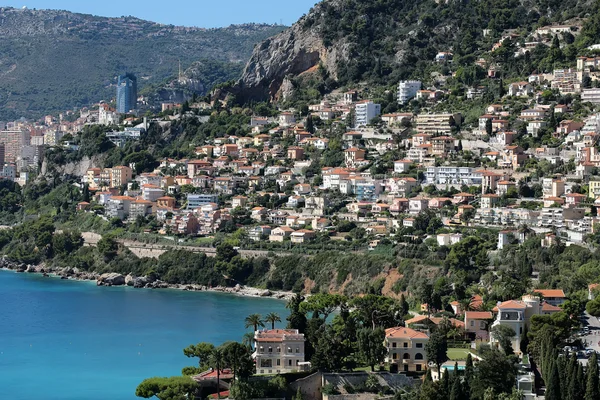 Pobřeží města Monte Carlo Monaco — Stock fotografie