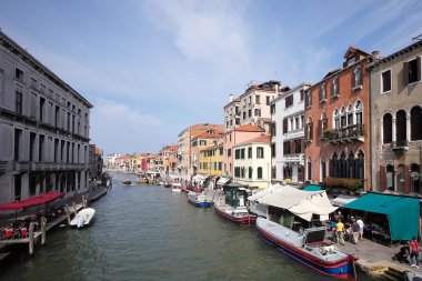 Venedik 'te Büyük Kanal 
