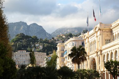Bir Menton keyifli kentsel görünümü