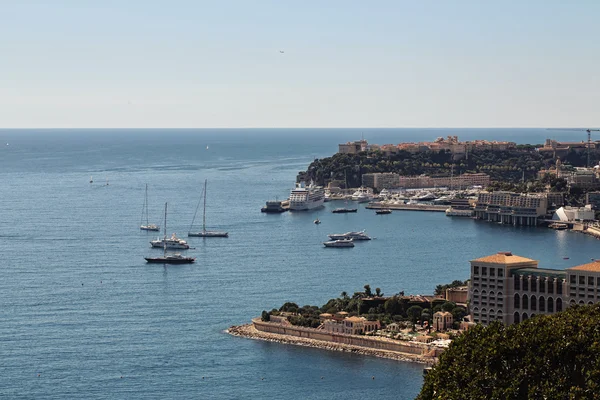 Montecarlo Mónaco ciudad costa — Foto de Stock