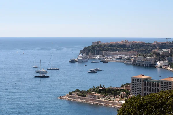 Monte Carlo Monaco litoral da cidade — Fotografia de Stock