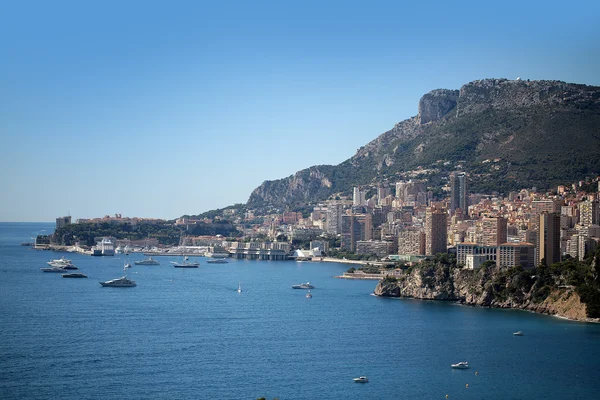 Monte Carlo Monaco city coastline — Stock Photo, Image